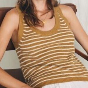 Faherty Rib Stretch Women’s Tank Top Size XS